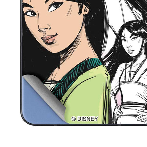 Disney Princess Mulan Sketch Galaxy Z Fold5 5G Skin